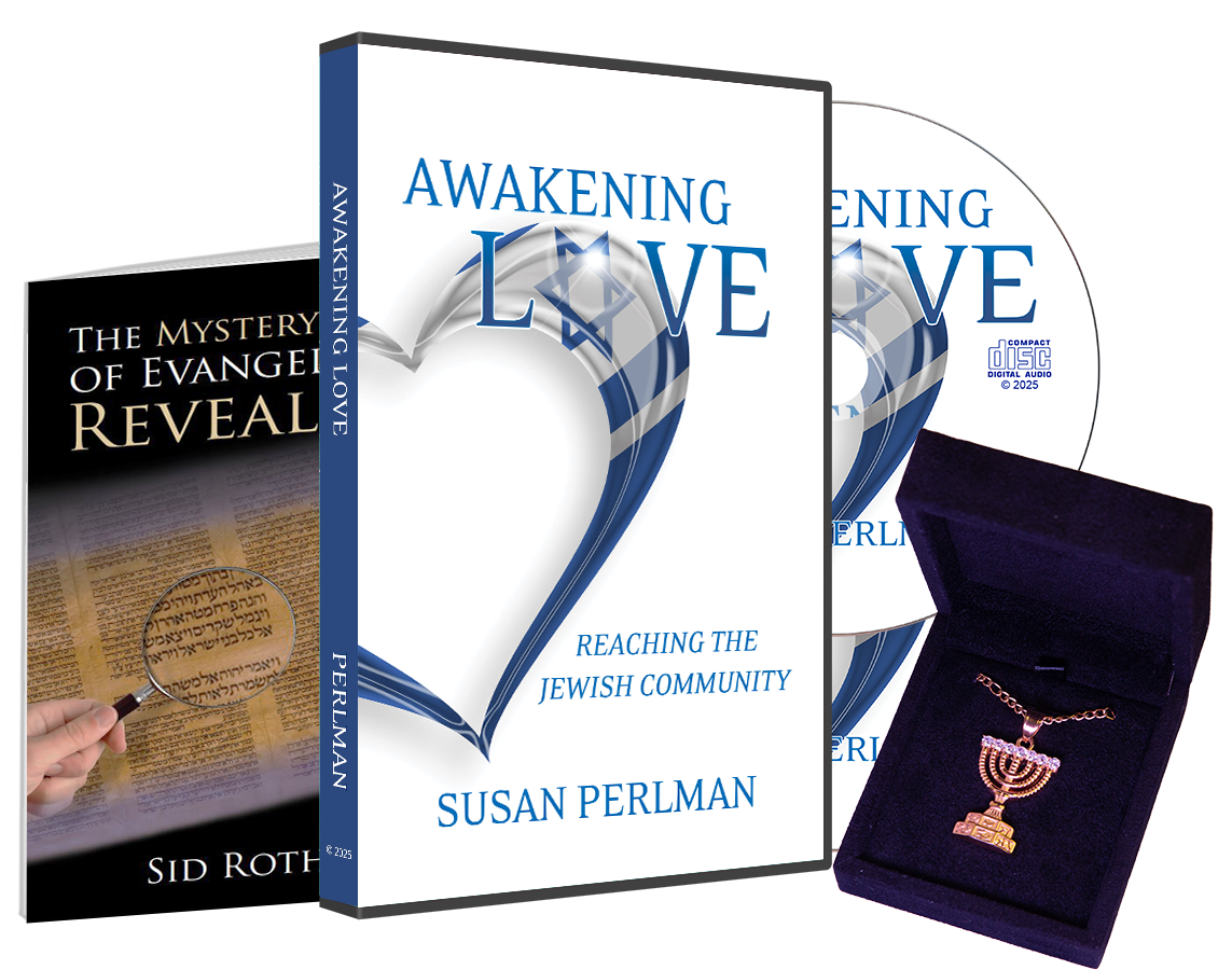 Awakening Love: Reaching the Jewish Community (2-CD/Audio Series, Menorah Necklace & Booklet) by Susan Perlman; Code: 10085
