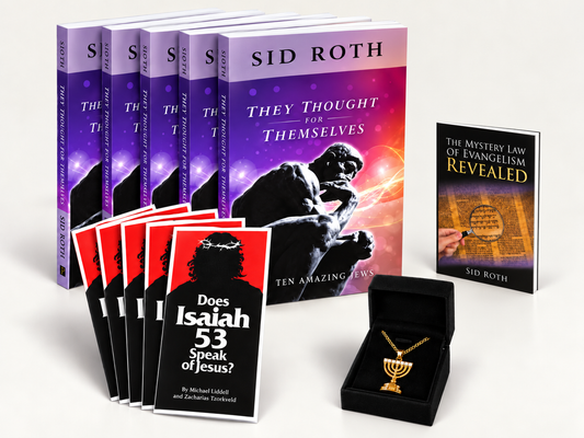 Supernatural Glory Bundle (6 books, 5 brochures & Menorah Pendant) by Sid Roth; Code: 10118