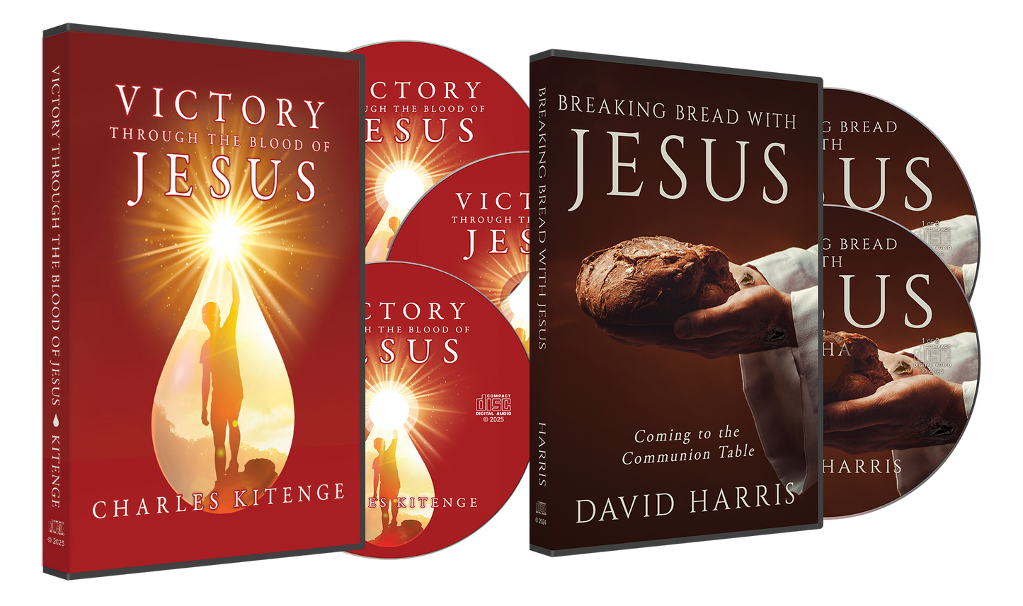Breaking Bread with Jesus & Victory Through the Blood of Jesus (5-CD/Audio Collection) by David Harris & Charles Kitenge; Code: T10116