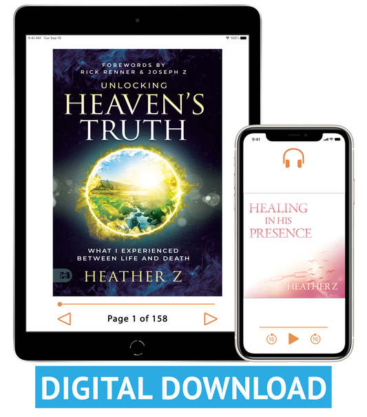Unlocking Heaven's Truth, Healing in His Presence & The Healing Scriptures (2 eBooks & Audio Teaching) by Heather Z & Sid Roth; Code: 10067D