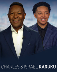 Charles & Israel Karuku 9/15-21/25 (DVD of It’s Supernatural! interview); Code: DVD1318