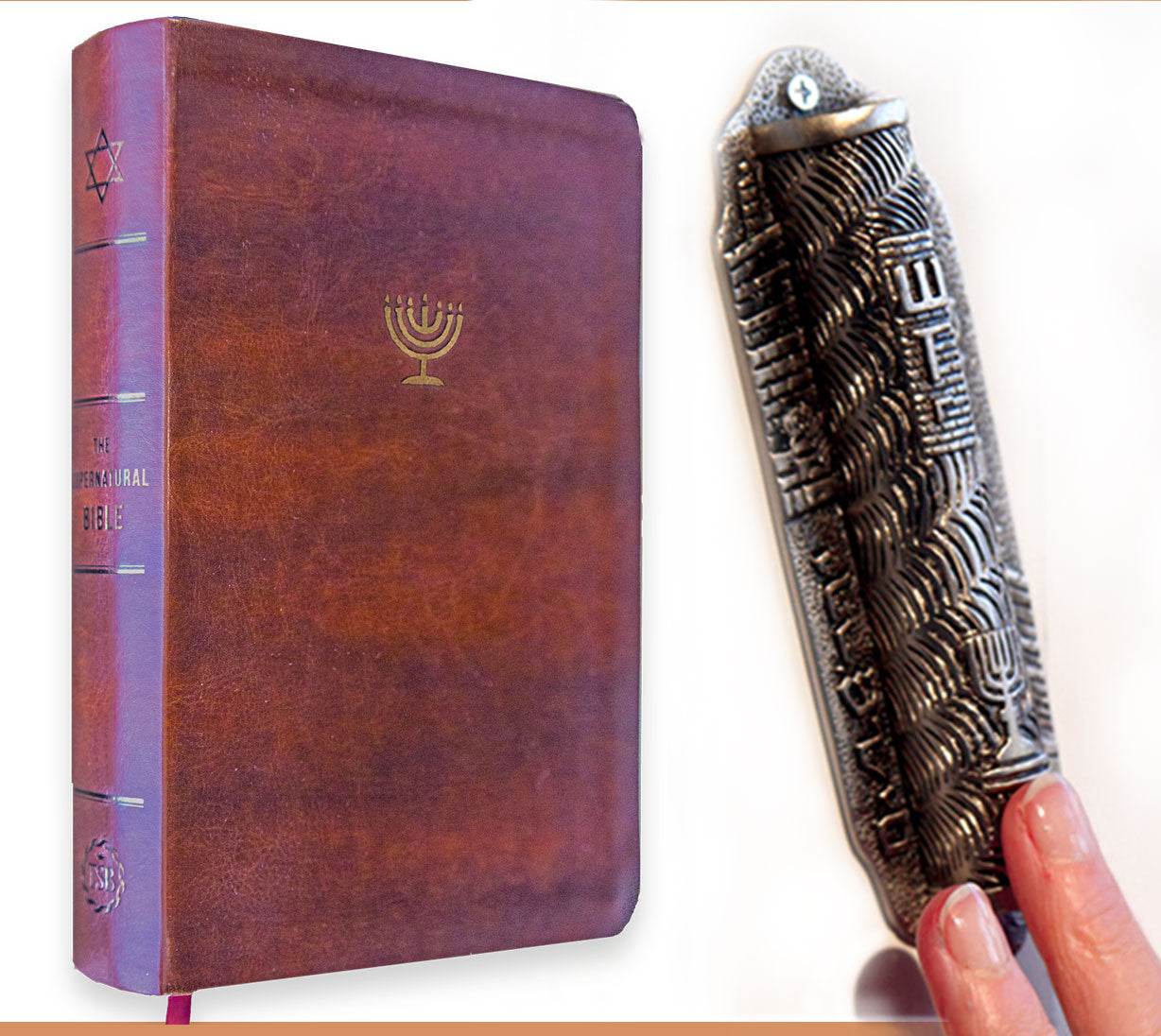 The Supernatural Bible (Large Print) & Mezuzah (Bible & Mezuzah) by It's Supernatural! Code: P10300