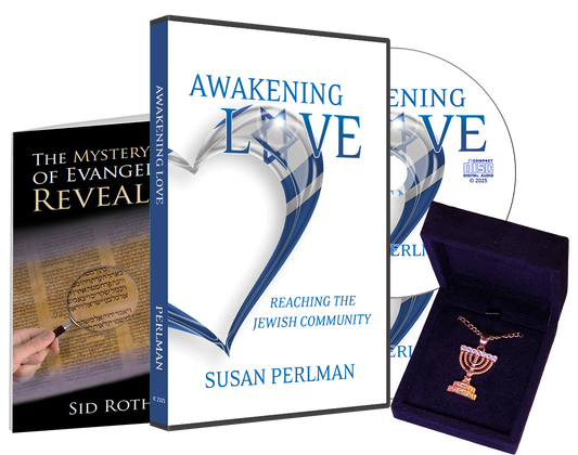 Awakening Love: Reaching the Jewish Community (2-CD/Audio Series, Menorah Necklace & Booklet) by Susan Perlman; Code: 10085