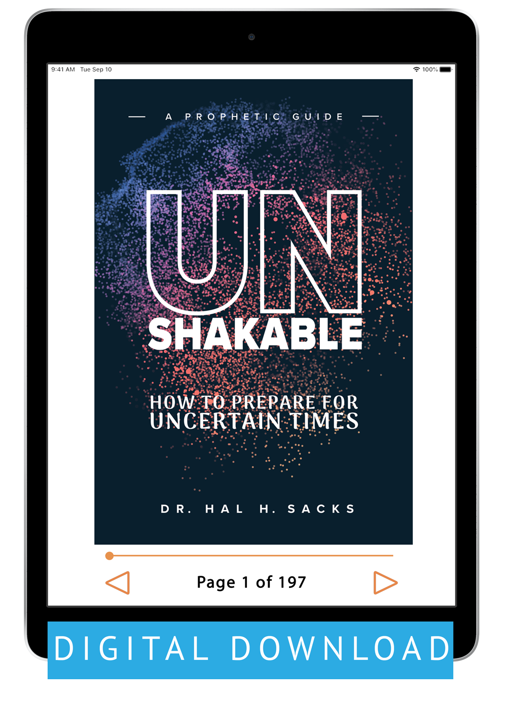 Unshakable, Kingdom Principles for Success & Praying Kingdom Principles for Your Success at Work (eBook, Audio Teaching & Digital Pamphlet) by Dr. Hal Sacks; Code: 10075D