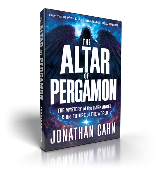 The Altar of Pergamon: The Mystery of the Dark Angel & The Future of the World (Book) by Jonathan Cahn; Code: 4241