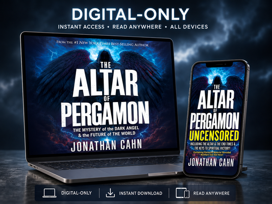 The Altar of Pergamon & The Altar of Pergamon Uncensored (Digital eBook & Streaming Access) by Jonathan Cahn; Code: 10117D